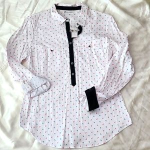 NY & Co. Nautical Dress Shirt - Small